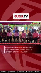Muhaimin Iskandar Letakkan Batu Pertama Relokasi Rumah Korban Longsor Cisolok Sukabumi