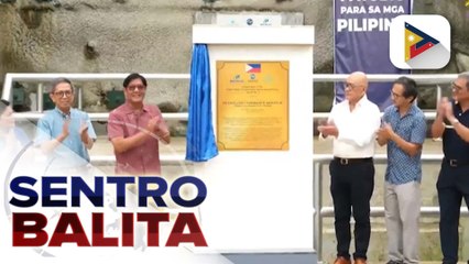 Tunnel no. 5 ng Angat Water Transmission Improvement Project, pinasinayaan ni PBBM; transport capacity, inaasahang tataas sa halos 8 bilyong litro ng tubig kada araw | ulat ni Kenneth Paciente