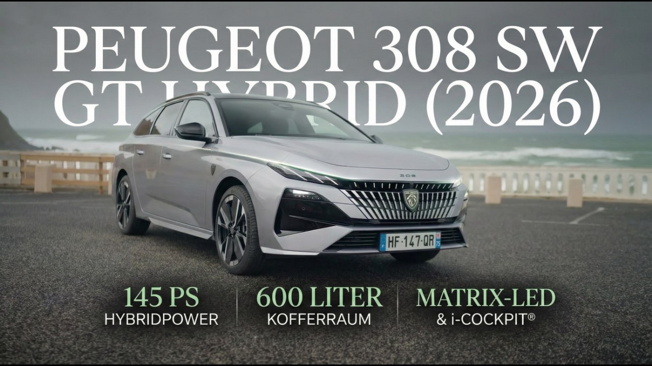 Peugeot 308 SW GT Hybrid Artense Grey