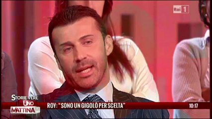 Roy Gigolo ospite a Uno mattina su Rai 1