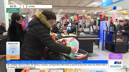 28/11/2025 - ici matin par ici Champagne-Ardenne en vidéo