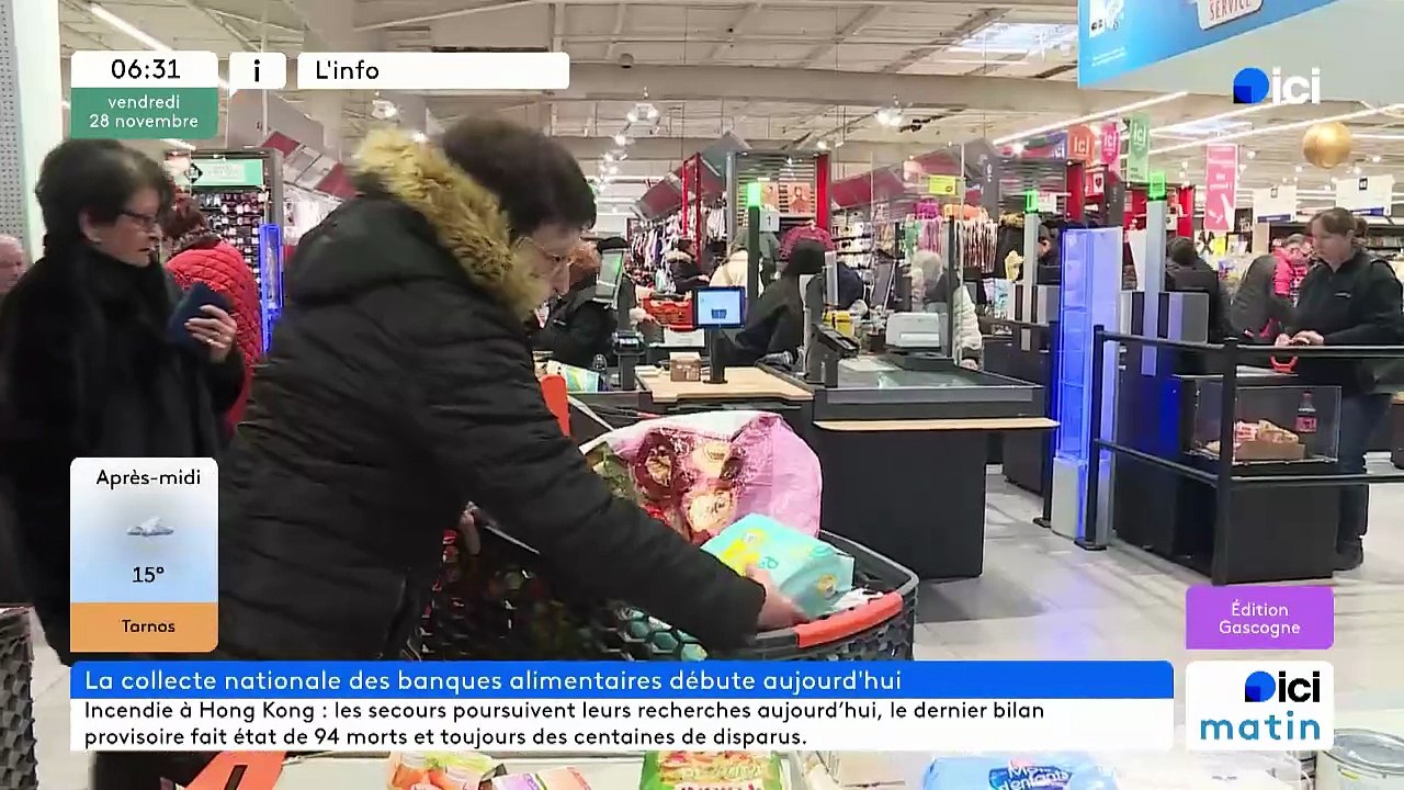 28/11/2025 - ici matin par ici Gascogne en vidéo