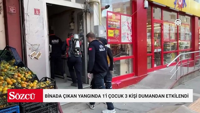 Kars’ta apartman girişinde yangın: 1’i çocuk 3 kişi hastaneye kaldırıldı