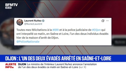 L'un des détenus évadés de la prison de Dijon a été interpellé en Saône-et-Loire