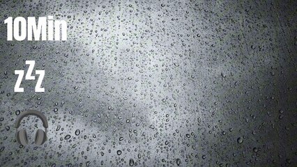 Gentle Rain Sounds (10 Min) for Sleep & Meditation | Pluie Douce