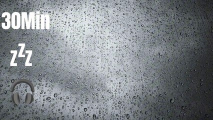 Gentle Rain Sounds (30 Min) for Sleep & Focus | Pluie Douce Relaxante