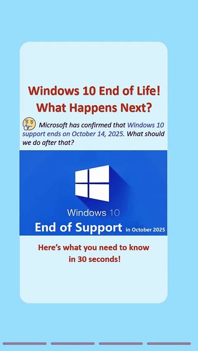 Windows 10 End of Life: What Happens Next?