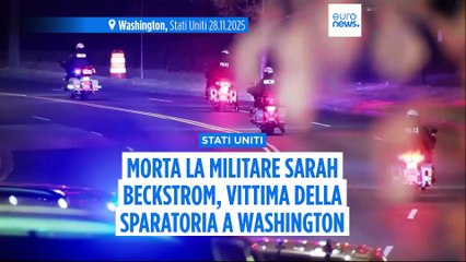 Sparatoria a Washington, Trump annuncia la morte della soldatessa della Guardia Nazionale Sarah Beckstrom