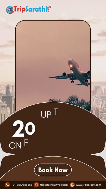Up to 20- Off on Flight bookings
