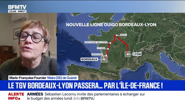 TGV Bordeaux-Lyon: Si on veut tuer nos territoires ruraux, on n'a qu'à continuer à créer des inégalités , déplore Marie-Françoise Fournier, maire (SE) de Guéret