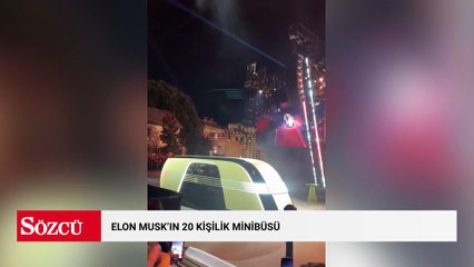 Elon Musk'ın 20 kişilik minibüsü