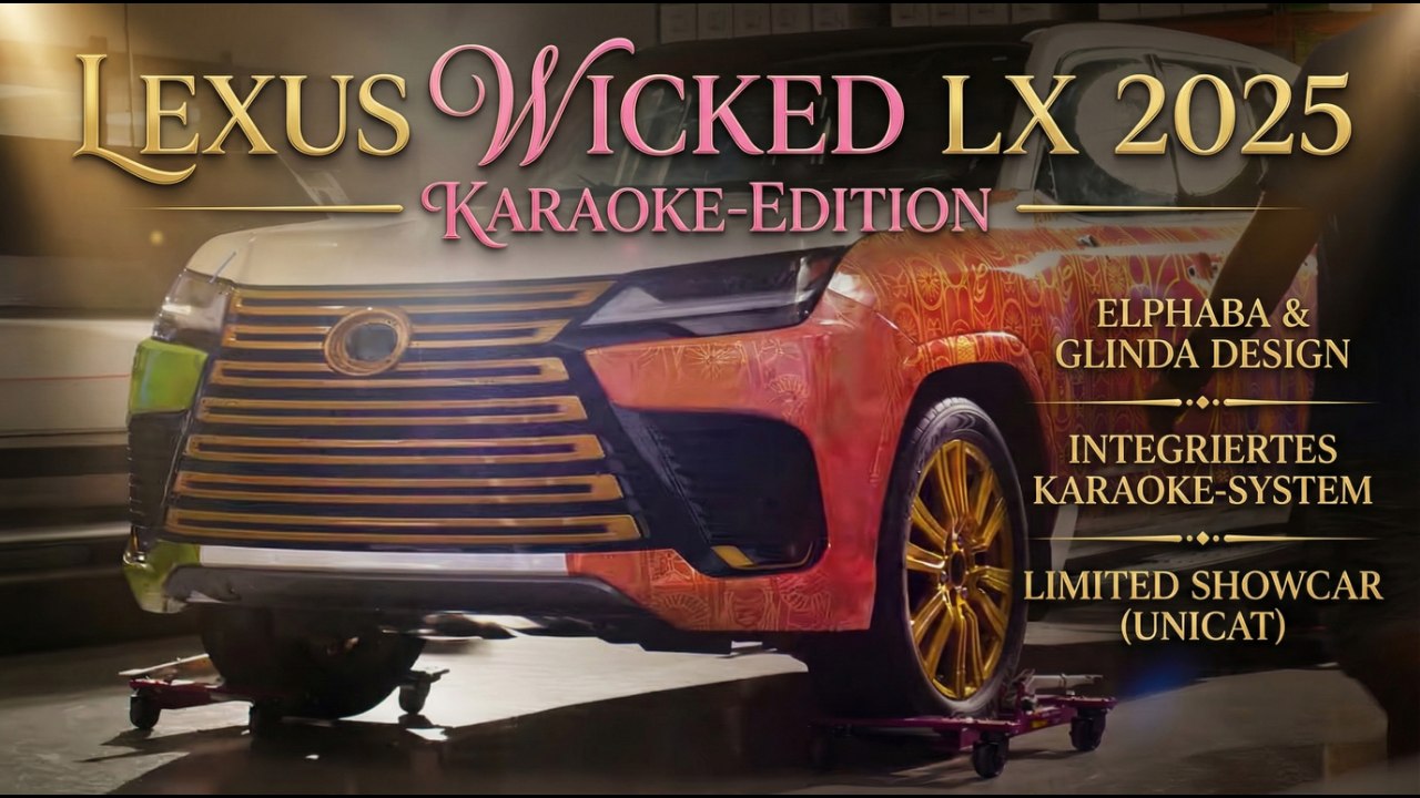 Karaoke im SUV? Lexus Wicked LX bringt Musik auf die Straße