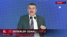Bakan Tekin, Haşmet Topaloğlu Anadolu Lisesi’nin açılışında konuştu