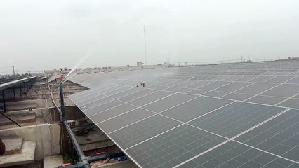 Solar panels washing procedure Engineering