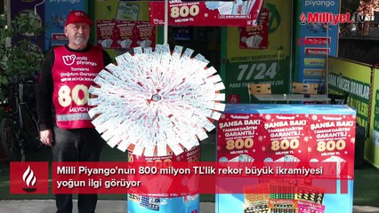 Milli Piyango'nun 800 milyon TL'lik rekor büyük ikramiyesine yoğun ilgi: 'Bana çıkarsa yatırım yapacağım'