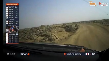WRC 2025 Saudi Arabia SS12 Katsuta Off Crash