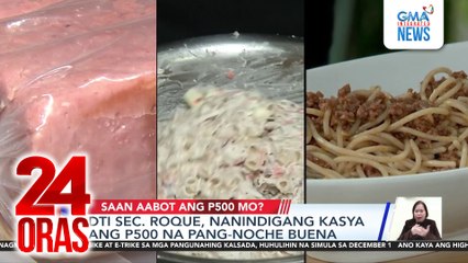 DTI Sec. Roque, nanindigang kasya ang P500 na pang-Noche Buena | 24 Oras