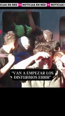 "Van a empezar los disturbios, arreglen esto. Es una tortura", advirtió un pasajero que pudo subir a uno de los vagones
