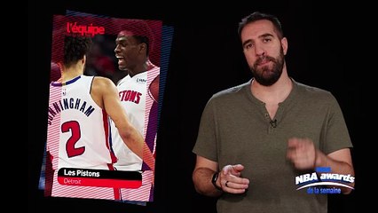 Le rookie, l'équipe, le Français... nos NBA Awards de la semaine  - Basket - NBA