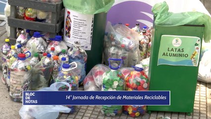 14 Jornada de Recepción de Materiales Reciclables