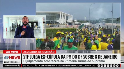 STF julga ex-cúpula da PM do DF sobre atos do 8 de Janeiro