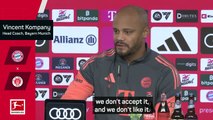 Bayern 'don't accept' Arsenal loss - Kompany