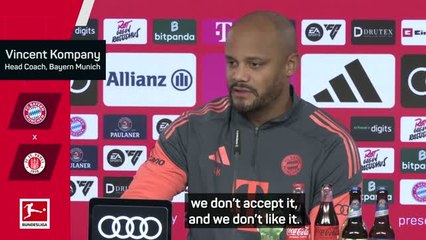 Bayern 'don't accept' Arsenal loss - Kompany