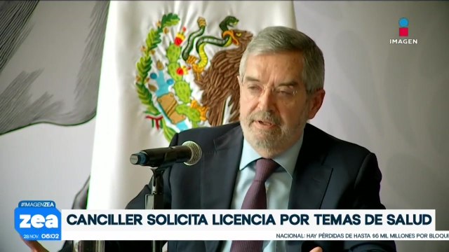 El canciller Juan Ramón de la Fuente solicita licencia a su cargo por temas de salud