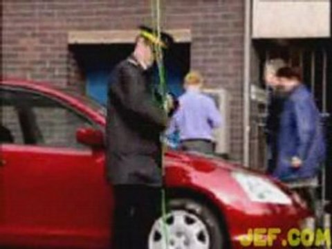 Funny parking inspector prank! Guy gets a nasty ticket!