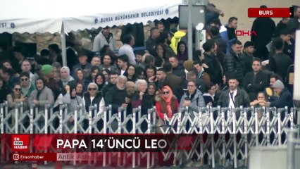 Papa 14’üncü Leo İznik’te bazilika kalıntılarında ayine katıldı