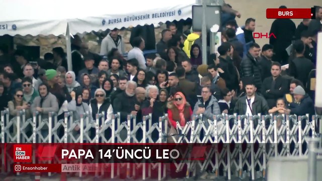 Papa 14’üncü Leo İznik’te bazilika kalıntılarında ayine katıldı