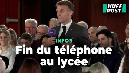 Macron veut interdire le téléphone au-delà du collège