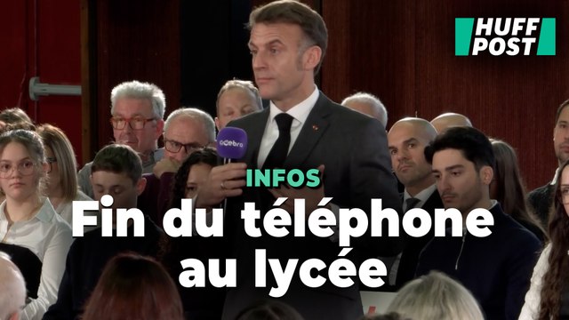 Macron veut interdire le téléphone au-delà du collège