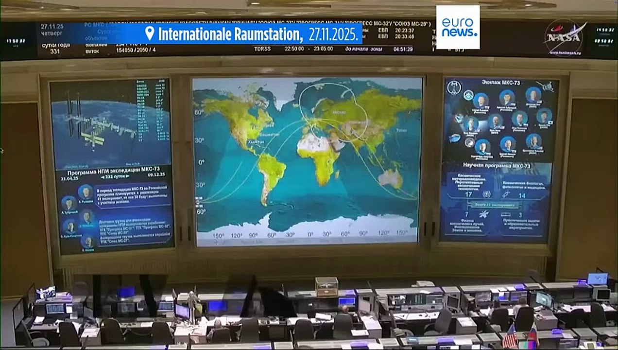 Mit der Sojus zur ISS: 2 Russen und ein Amerikaner für 8 Monate im All