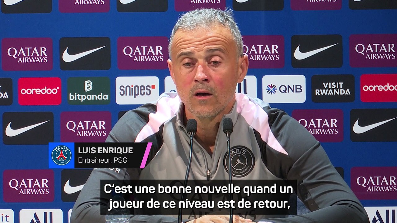 Luis Enrique évoque le retour de Paul Pogba : "C'est une bonne nouvelle"