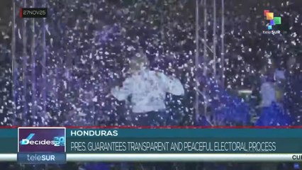 Honduras, Pres. guarantees transparent and peaceful electoral process