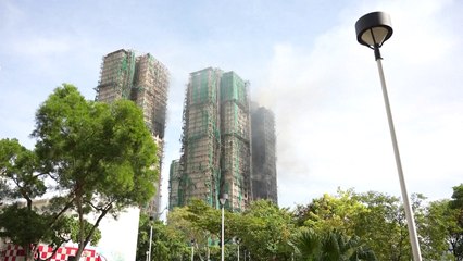 Hong Kong high-rise fire under control, help extended to affected residents