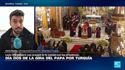 Informe desde Estambul: papa León XIV celebra misa en las ruinas de una iglesia en Nicea