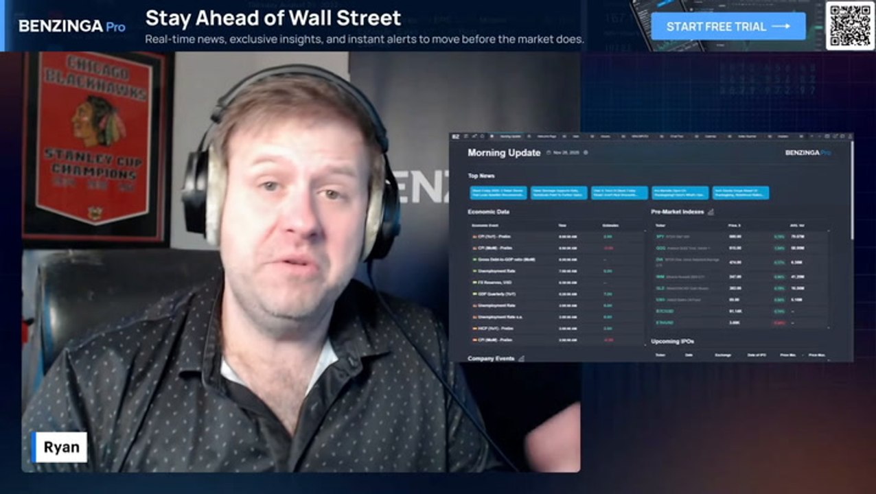 Stock Market Today: SPY, QQQ Rise, Commodity Futures Trading Halted Amid Glitch On Black Friday—Apple, Walmart, Security Matters In Focus