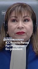 ICC Rejects Parole For Philippines Ex-president Duterte
