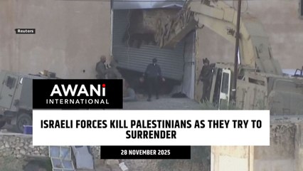 Israeli forces kill Palestinians as they try to surrender