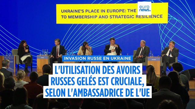 L'UE doit utiliser les avoirs russes gelés, déclare l'ambassadrice de l'UE en Ukraine