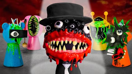 Sprunki vs. Zoochosis: Cute turns creepy! 🐾👹 DIY craft showdown & epic battle! 🎨🦒