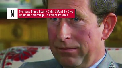 Princess Diana Really Didn't Want To Give Up On Her Marriage To Prince Charles