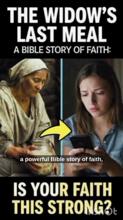 “The Widow’s Last Meal  A Powerful Bible Story of Faith, Trust, and God’s Provision”