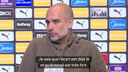 Man. City - Guardiola : “L’écart est déjà là et Arsenal est très fort, mais nous verrons bien”