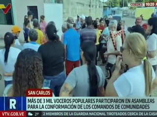 Cojedes |  San Carlos contó con la participación de más de 3 mil voceros para conformar los CCBI