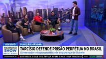 PRISÃO PERPÉTUA no Brasil? Tarcísio defende PUNIÇÃO MÁXIMA para crimes GRAVES