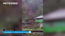 Terrifying massive landslide in Pasia Laweh, Indonesia