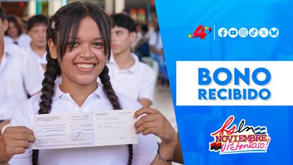 Gobierno Sandinista ✅ entrega el Bono Bachiller en distritos de Managua